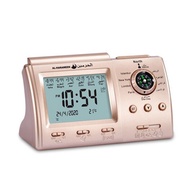 Muslim Tabletop Clock W/ Adhan Alarm Islamic Azan Time For Prayer Qiblah Direction Temp Display LED Light Hijir Calendar