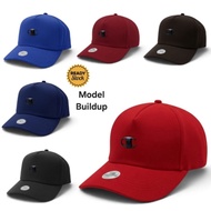 Korean Style Baseball Cap Built up Logo C iron pin