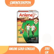 Anlene Gold 5X Chocolate 230gr | High Calcium Nutrition Adult Milk Powder for Bones, Joints, and Mus