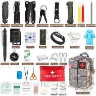 🇲🇾 Survival Kit Camping Equipment Emergency Bagpack Survival Kit Complete Set Preppers For Camping M