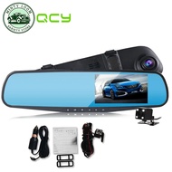 Qcy A70 Dual Dashcam Vehicle Black box 4.3 HD Car DVR Dual Lens