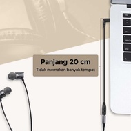FMSHOPP 2.5mm Male to 3.5mm Female HiFi AUX Audio Cable 20cm - L44!! !️