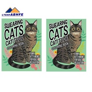 LtehfSwearing Cats Cat Coloring Book Drawing Handmade Coloring Drawing Coloring Book Education Gift 