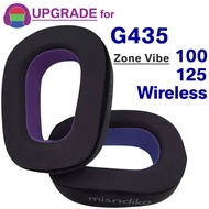 มิโซไดโกะอัปเกรดอะไหล่แผ่นรองหูสำหรับ G435 Logitech โซน Vibe 100/125/หูฟังไร้สาย