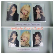 (LENTI/SEALED) IVE Papa John's Pizza Photocard PC Lenticular Jang Wonyoung Liz Lee Seo leeseo
