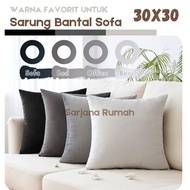 Sarjana | Sofa Cushion Cover premium SuedePOLOS 30x30, most complete colors