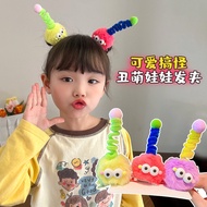 Ugly Doll Duckbill Clip Cute Briquettes Twist Stick Hair Clip Antenna Ugly Cute Big Eyes Hair Ball F