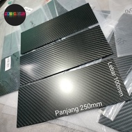 PROMO- KARBON FIBER LEMBARAN SERAT PAPAN CARBON FIBRE PLATE SHEET MEMBRAN