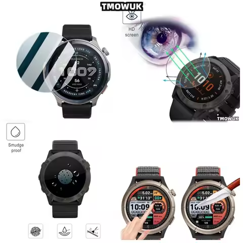 For Amazfit GTR Cheetah Pro Active Edge Balance 2 Falcon - 9H Hard Anti - Scratch HD Tempered Glass 