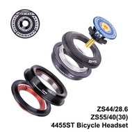 Ztto ชุดถ้วยคอ 4455ST MTB ZS44 ZS55 1.5 นิ้ว 28.6 มม. พร้อมถ้วย สําหรับจักรยานเสือหมอบ