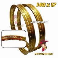 1.40 x 17 ALLOY RIM LAMBORG9 (2 PCS) MADE IN THAILAND ALOI RIM GOLD EMAS "MOTOMURAH"