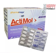 ACTIMOL 650MG 10TABLET [EXP:3/26] PHARMANIAGA PARACETAMOL 650MG PANADOL FEVER HEADACHE DEMAM SAKIT KEPALA