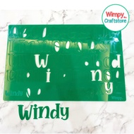 Wimpy Alphabet Letter Stamp Mold Fondant Cake Decoration LARGE 9 Letter Stamp Emboss Cake
