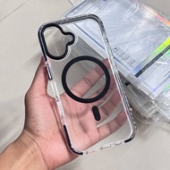 Clear Back Case Color Edge Wavy For IPHONE 11 12PM 13 13pm 14 14+ 14PM 15 15+ 15PM 16 16PM 17 17air 