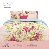 WINNY Floreal Comforter Set - Super Single/Queen/King 680 TC