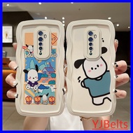 Case Oppo Reno 2F Oppo Reno 2Z tpu Big wave silicone couple phone case DBL