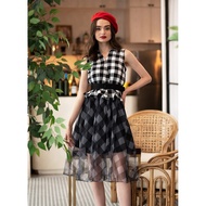 Plains & Prints | Emily In Paris Ellen 2-In-1 Dress (Blk/Wht)