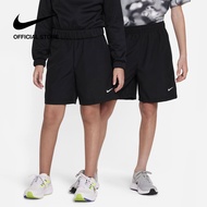 Nike Dri-FIT Older Kids (Boys) Multi Shorts - Black ไนกี้ กางเกงเทรนนิ่งขาสั้น เด็กโต (ชาย) - ดำ