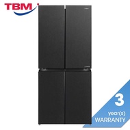 [Klang Valley Delivery Only] Hisense RQ555N4ABN 4 Doors Fridge 550L Inverter R600A Black Metal