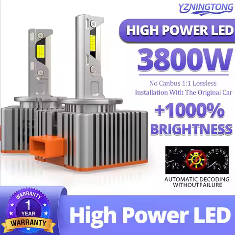 Car D1S Led Headlight Bulb Canbus 3800W Automobiles D3S LED Headlamp D2S D4S D2R D5S D8S Fog Lamp Da