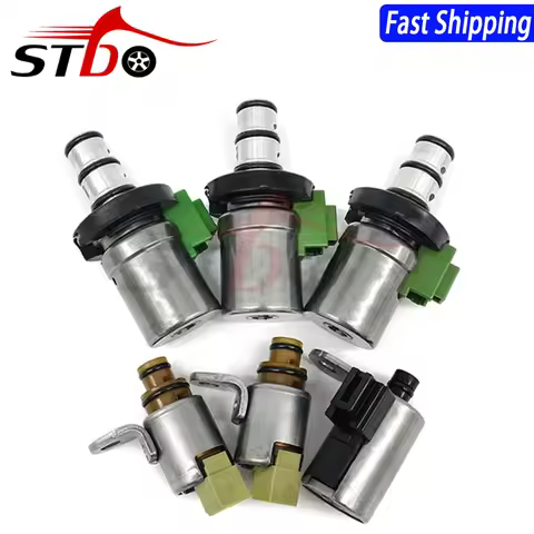 6Pcs Transmission Valve Solenoid Shift 2 PWM 3 EPC 1 For Ford Fiesta/for-Mazda 4F27E D46950 D48421A