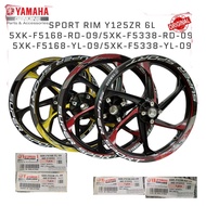 YAMAHA Y125Z RED YELLOW SPORT RIM 100% ORIGINAL Cast Wheel Sport RIM RODA