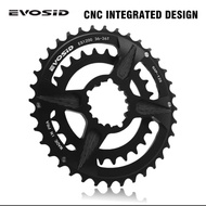 Chainring evosid cnc mtb 38t 28t or 36t 26t for crank sram gxp 3bolt double chain directRing
