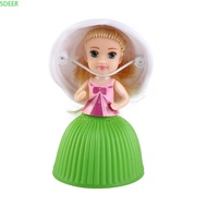 SDEER Cupcake Mini Dolls, Transformed Scented Cartoon Dolls Cupcake Princess Dolls, Cute Magic Play 