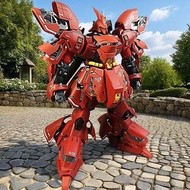 Model Gundam Sazabi Skala 1/100 MG dengan Tapak dan Tangki Bahan Api 6631 Warna Asal dalam Kotak War