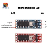 delicatecat0c 1S-2S DC 3.7V-8.4V 4A Micro Brushless Motor Driver Board Electric Regulator Drive For 