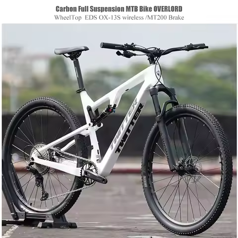 Twitter Wireless Carbon Full Suspension Mountain Bike 27.5 29 21 Inch WheelTop OX 13S MTB Bicycle wi