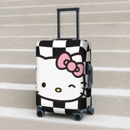 Sanrio Keroppi Kuromi Washable Travel Luggage Cover Funny Cartoon Suitcase Protector Fits 18-32 Inch Luggage