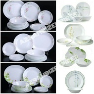 🔥ORIGINAL USA 18PCS CORELLE DINNER SET /SET PINGGAN MANGKUK KACA CORELLE MURAH