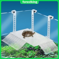 Turtle Basking Platform Acrylic Turtle Dock Basking Platform Height Adjustable Turtle Dock with 2 Sl