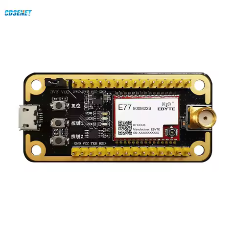 868MHz 915MHz Test Board Kit for E77-900M22S STM32WLE5CCU6 Lora Wireless Module CDSENET E77-900MBL-0