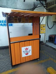 booth container,rombong kontainer ukiran 1.2x60x2