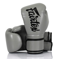 Fairtex Boxing Gloves BGV14ฺฺ Gray 8,10,12,14,16 oz  Sparring MMA K1 นวมซ้อมชก แฟร์แท็ค สีเทา ของเเท้จากโรงงาน