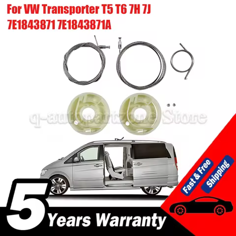 For VW Transporter T5 T6 7H 7J Electric Sliding Door Guide Rail Repair Kit 7E1843871 7E1843871A Left