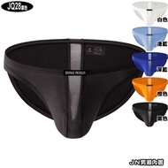 Jn Men's Trendy Underwear [Jq28 _ 89] Stitching Gauze Breathable Solid Color Briefs [Kaohsiung Shipm