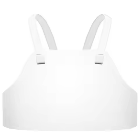 Durable XS-XL Fencing Chest Protector Unisex Protective Chest Guards White Fencing Equipment Body Ge