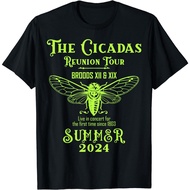 The Cicada Reunion Tour Broods Xix & Xiii Summer 2024 Insect T-Shirt