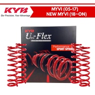 Kayaba Ultra Flex Performance Sport Spring - Perodua Myvi Old / Myvi Lagi Best D54T / New Myvi D20N 