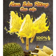 [Giao 2h + Voucher] 10 Kem múi sầu riêng Happy Gelato giữ lạnh 100% nguyên liệu tự nhiên