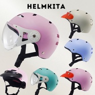 Paket Promo Helm Sepeda Listrik Wanita Dewasa Warna pastel