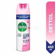 Dettol Sakura Blossom Anti-Bacterial All In One Disinfectant Spray, 450ml