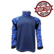 [TACTICORE] BAJU FROG SCOBIDOO BODY NAVY BLUE TANGAN APM READY STOCK FAST SHIPPING