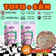 Lapaw tofu mixed with cassava sand (lollipop organic soy litter mixed with cassava sand) 8L/ 2.5 KG 