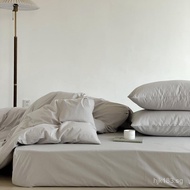 Plain Color Fitted Sheet1.5All Cotton1.8m Solid Color40S Washed Cotton/Bedspread and Bed Sheet Simmo