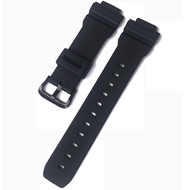 16mm PU Watch Strap for Casio g-shock DW-9052/9051/9050/004C DW9000 Silicone Strap Mens Watches Acce