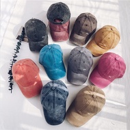 Alo Yoga Washing Cap Children's Same Style Denim Baseball Cap Spring and Summer All-Match Retro Soft